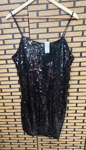Eyeshadow Black Sequin‎ Mini Dress SIze XL thumbnail 1