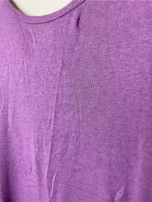 Levi's Purple Scoop Neck Henley Tank Top Size M thumbnail 8