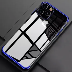 Apple iPhone 11 Pro Max Fashion Air Bumper Anti-drop Case Blue thumbnail 1