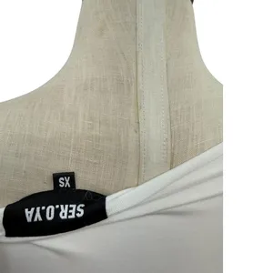 SER.O.YA Irene Twist Cutout Midi Dress White Long Sleeve Bodycon Size XS‎ thumbnail 10