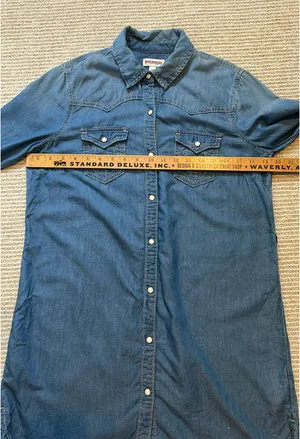 True Religion Denim Shirtdress S thumbnail 4