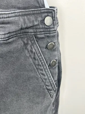 Boden Easy Overall Dress Washed Black Denim Size 4 thumbnail 8