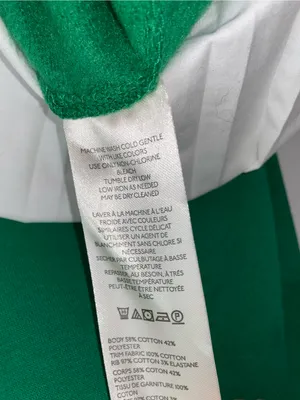 Anthropologie Maeve Green Long Sleeve V-Neck Twofer Knit Ruffle Pullover $118 L thumbnail 9