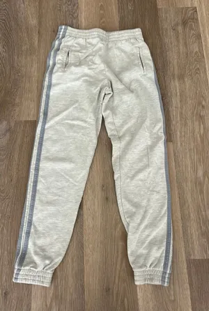 Brandy Melville Sweatpants Striped Grey thumbnail 1