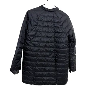Athleta Jacket Womens OS Black Green Reversible Down Puffer Full Zip Coat Pocket thumbnail 6