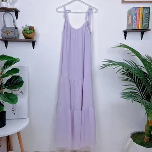 ASTR The Label Namaste Relaxed Fit Pullover Summer Vacation Maxi Dress Lilac thumbnail 4