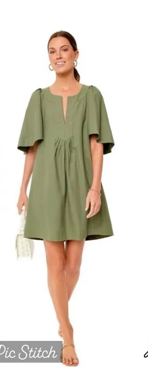 Tuckernuck Pomander Place Finley Dress Olive thumbnail 1