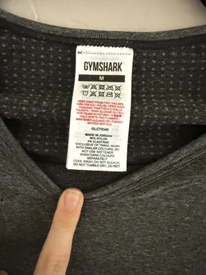 Gymshark Vital Seamless 2.0 Long Sleeve Gray Crop Top thumbnail 6