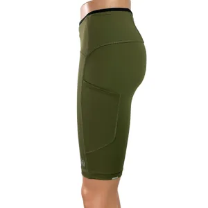 Rei Women's Green Mid Rise Hiking Outdoor Yoga Gym Athletic Biker Shorts Size S thumbnail 2