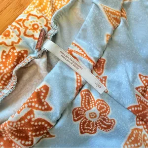 FREE PEOPLE‎ Make A Statement Floral Flared Bell Bottom Pants Paisley size Large thumbnail 5