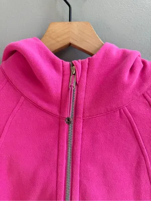 Lululemon Scuba Oversized Full Zip Sonic Pink Size XS / S thumbnail 4