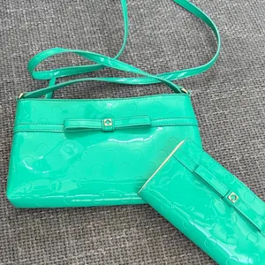 Kate Spade Teal Crossbody Bag and Wallet Set thumbnail 1