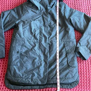 Columbia Women’s Hooded Insulated Winter Parka Jacket Gray Size S Like New thumbnail 9