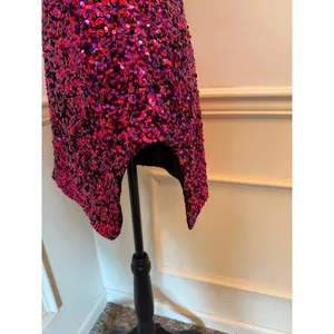 For Love & Lemons Showtime Pink Sequin Open Back Mini Dress Hoco Cocktail thumbnail 5