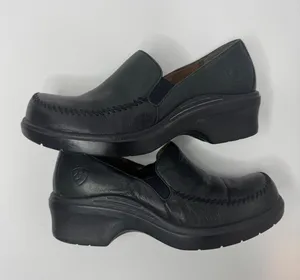 Ariat Style #95805 Black Leather Clogs Size 7.5B thumbnail 6