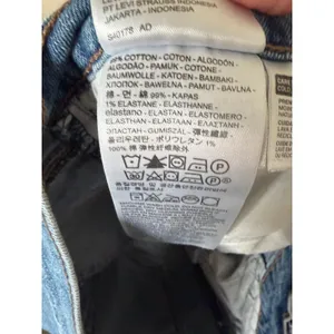 Levi's Denim Shorts Women 30 Medium Wash‎ Raw Hem Cut Off 29965-0008 thumbnail 5