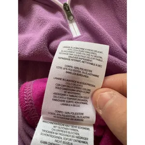 Columbia Pullover Women Sz‎ Medium 1/4 Zip Fleece Pink Long Sleeve Top Polyester thumbnail 11