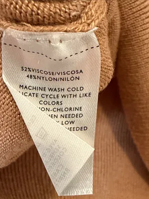 Ann Taylor Classic Women’s Turtleneck Sweater - Camel thumbnail 4