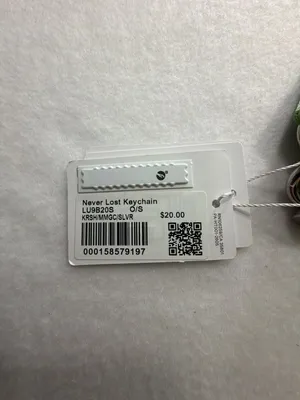 Lululemon Never Lost Keychain Size O/S Green Silver thumbnail 3