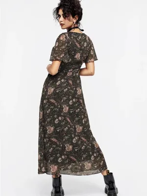 Disturbia Ophelia Chiffon Midaxi Dress Womens Size 2 thumbnail 3