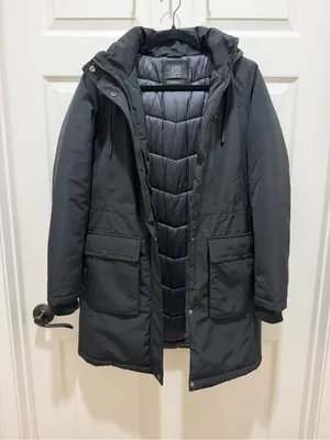 Anna Suhuan Slim Fit Black Puffer Parka Winter Cozy Coat Size Eur 38 US 8 thumbnail 3