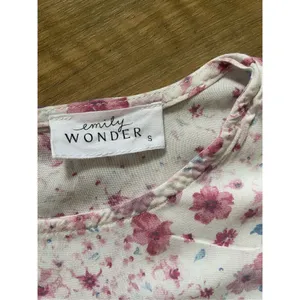 Emily Wonder Pink Floral Top S thumbnail 2