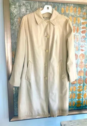 Misty Harbor Ltd. “Buoy Cloth” Marshall Fields Beige Button Down Sz 18R thumbnail 1