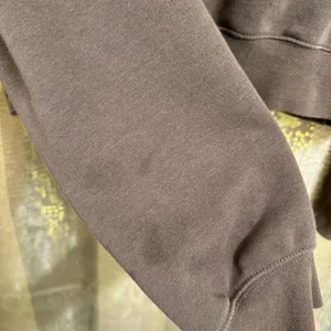Nike Women's Sportswear Club Fleece Oversized Cropped Hoodie Brown Large thumbnail 6