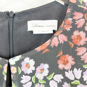 Lovers + Friends Carter Floral Mini Dress Women's Size M‎ Garden Party thumbnail 6