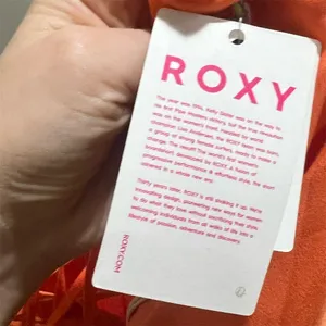 Roxy Womens Boardshorts Size L Orange Longline Lace-Up Surf Beach thumbnail 7