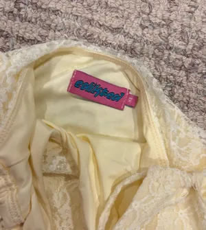 Yellow Edikted Mini Dress thumbnail 5