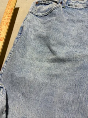 Abercrombie & fitch 90s straight Light Wash Leg ultra high rise Jeans 18L thumbnail 3