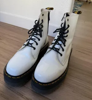 Jadon Dr. Martens Platform Boots White thumbnail 1