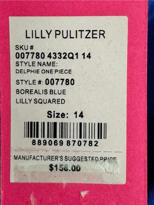 Lilly Pulitzer Delphine One Piece Swimsuit thumbnail 13