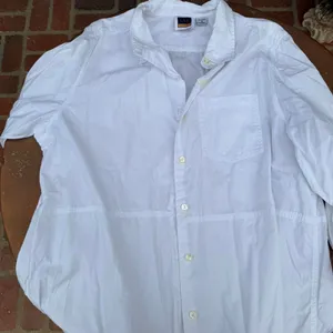 C.s.t sport vtg White oversized cotton button up shirt Size XL #minimalist #preppy #summer #corporate thumbnail 5