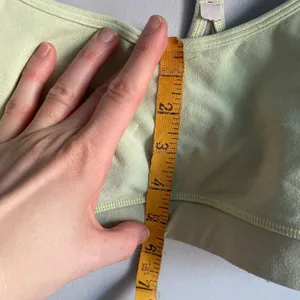 Lululemon Mint Green Sports Bra Yoga Bralette 16" bust 5.5" Height thumbnail 3