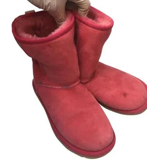 Mini UGG Pink Boots Size: 6 thumbnail 1