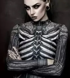 Skeleton Print Jumpsuit BRAND NEW 1 of 2 Available thumbnail 1