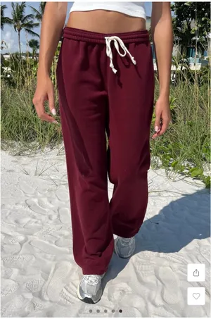 Maroon Brandy Melville sweats thumbnail 5
