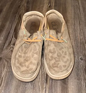 Leopard Print Hey Dude Shoes thumbnail 1