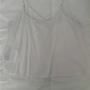 Abercrombie Linen White Button-Down Top thumbnail 3