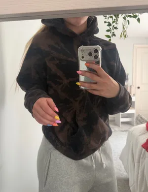Bleach Dye Hoodie Multiple thumbnail 1
