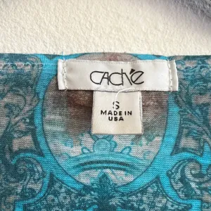 Vintage Cache‎ Graphic Print Top Y2K 2000s Indie Sleaze Retro Soft Grunge Small thumbnail 3