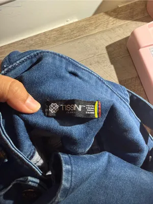 Colombian Denim Short Overalls Butt Lifting Blue Size undefined thumbnail 8