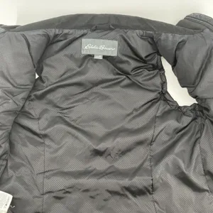 Eddie Bauer Womens Black Quilted Goose Down Puffer Vest Size M Full Zip‎ Outdoor thumbnail 6