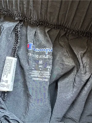Champion Black High-Waist Athletic Shorts with Drawcord thumbnail 7