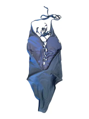 Aerie Blue Lace-Up One-Piece Swimsuit – Size S/P thumbnail 3