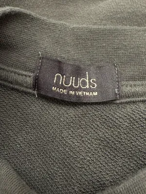 Nuuds Brown Crop Crewneck Sweatshirt Women’s Small thumbnail 5