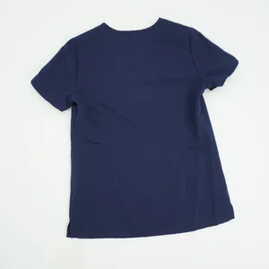 FIGS Casma Scrub Top Navy Blue V-Neck Two Pocket Technical Collection‎ XS thumbnail 2
