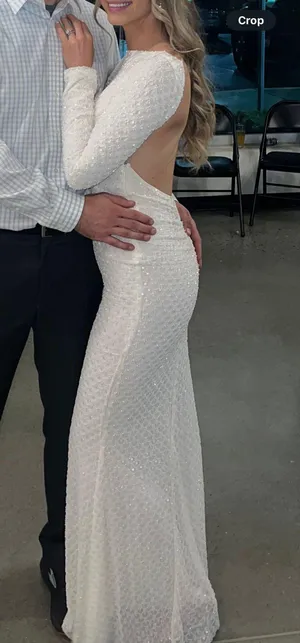 Oh Polly White Long Dress thumbnail 1